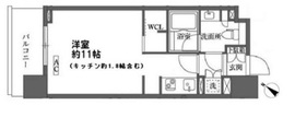 カスタリア大森 1002 間取り図