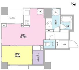 日本橋ミスモ 801 間取り図