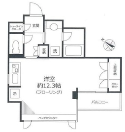 ベルジェンド文京千駄木グレイス 13階 間取り図