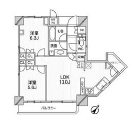 アーデンタワー新中野 1201 間取り図