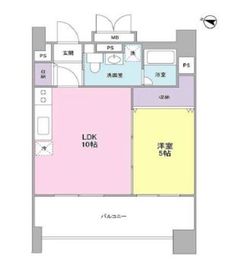 ロネスタR文京護国寺 1002 間取り図