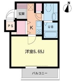 ベレール目黒 301 間取り図