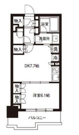 レジディア御茶ノ水 904 間取り図