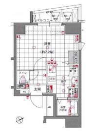 ラグジュアリーアパートメント恵比寿 7階 間取り図