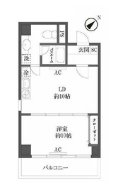 南青山ハウス 5階 間取り図