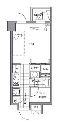 レジディア目白2 204 間取り図