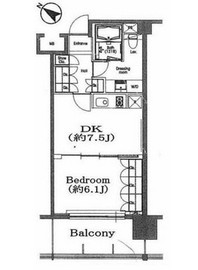 BPRレジデンス三田伊皿子坂 702 間取り図