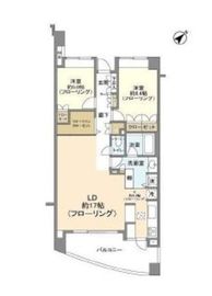 目黒東山シティハウス 1階 間取り図