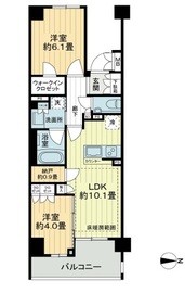 マジェスティハウス新宿御苑パークナード 5階 間取り図