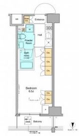 プラウドフラット菊川 207 間取り図