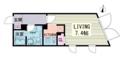 ミレドゥーエ西小山 205 間取り図