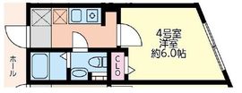 ミレドゥーエ西小山 404 間取り図