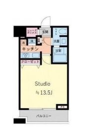 コンシェリア西新宿タワーズウエスト 7階 間取り図