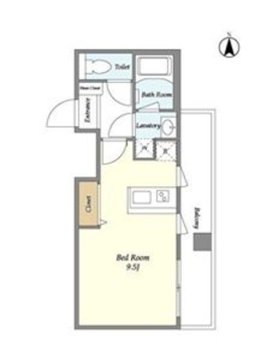 LOC’S DAITABASHI 404 間取り図