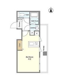 LOC’S DAITABASHI 504 間取り図