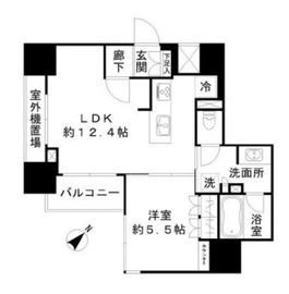 オープンレジデンシア文京茗荷谷 5階 間取り図