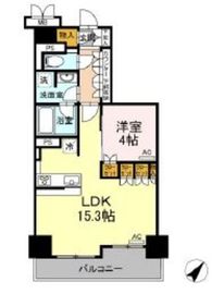 プレミストベイフォートスクエア豊洲 6階 間取り図