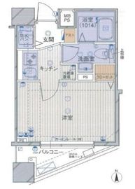 クレアシオン渋谷神山町 2階 間取り図