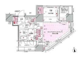 イニシアイオ文京仲坂 6階 間取り図