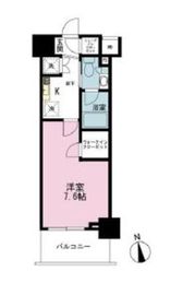 クレイシア新宿パークコンフォート 2階 間取り図