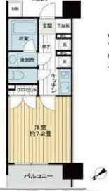 セレビア新宿御苑前 2階 間取り図