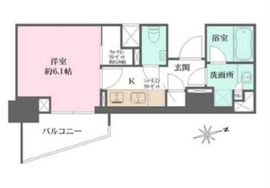 ザ・パークワンズ山吹神楽坂 6階 間取り図