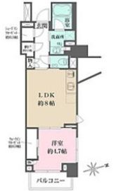 ザ・パークワンズ山吹神楽坂 5階 間取り図