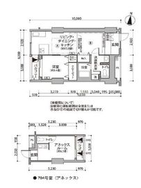 東雲キャナルコートCODAN 12-704 間取り図