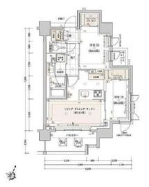 クリオラベルヴィ市ヶ谷 2階 間取り図