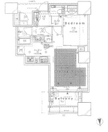 ドゥ・トゥール 37階 間取り図