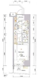 アルテシモアルド 13階 間取り図