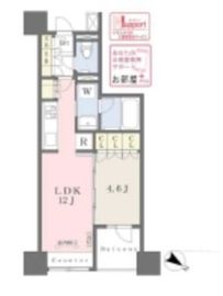 パークホームズ日本橋橘町 13階 間取り図