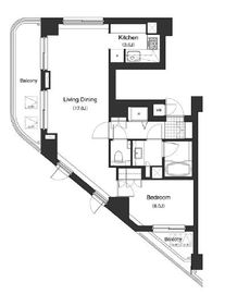 プライムアーバン麻布霞町 5001 間取り図