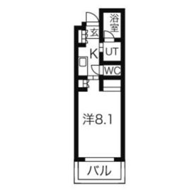 ガーデン東新宿 525 間取り図