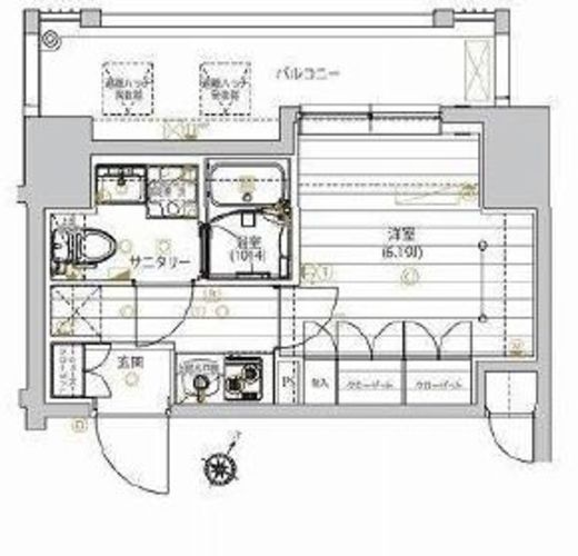 レガリス品川サウス 2階 間取り図