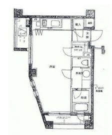 ネオマイム千駄ヶ谷 4階 間取り図