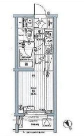 プレミアムキューブ大崎 4階 間取り図