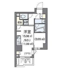 ラヴィエ銀座東 203 間取り図