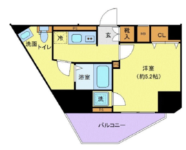 ジェノヴィア渋谷笹塚スカイガーデン 2階 間取り図