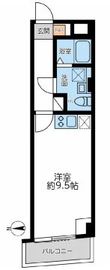 グランカーサ馬込1 303 間取り図