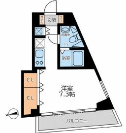 グランカーサ馬込1 601 間取り図