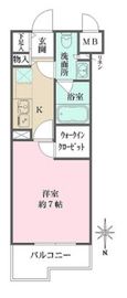 ミュプレ梅丘 104 間取り図