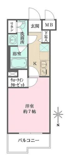 ミュプレ梅丘 108 間取り図