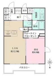 ミュプレ梅丘 301 間取り図