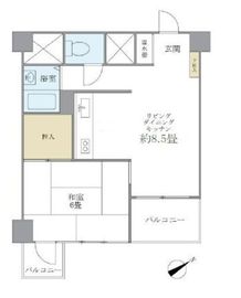 グランドメゾン田町 7階 間取り図