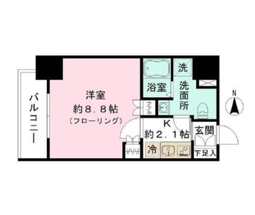 エルパティオ両国 6階 間取り図