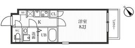 新宿夏目坂コート 207 間取り図