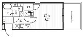 新宿夏目坂コート 404 間取り図