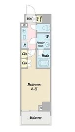 アルファサイト御茶ノ水 303 間取り図