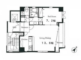 クレストタワー品川シーサイド 601 間取り図
